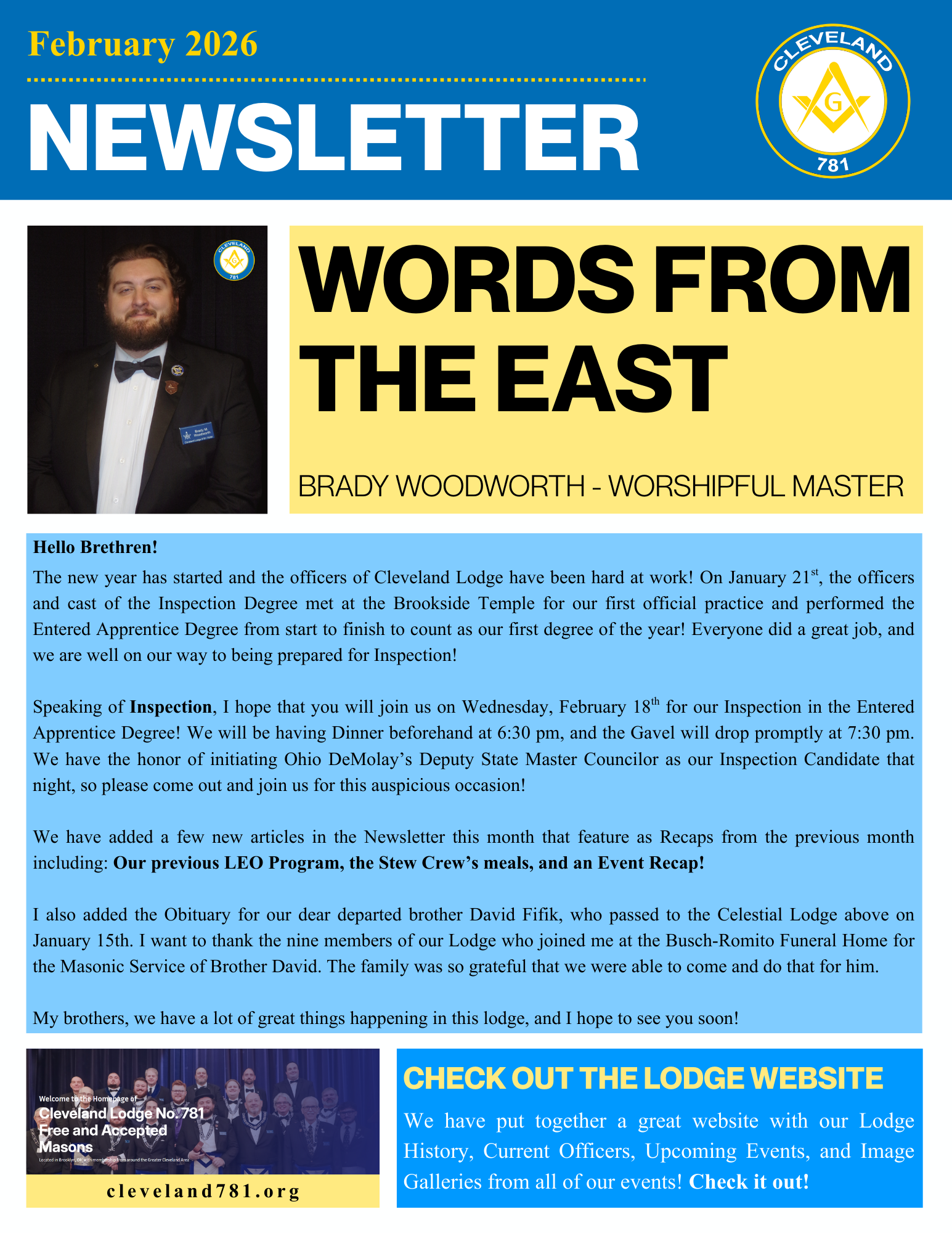 February Newsletter – February 2026