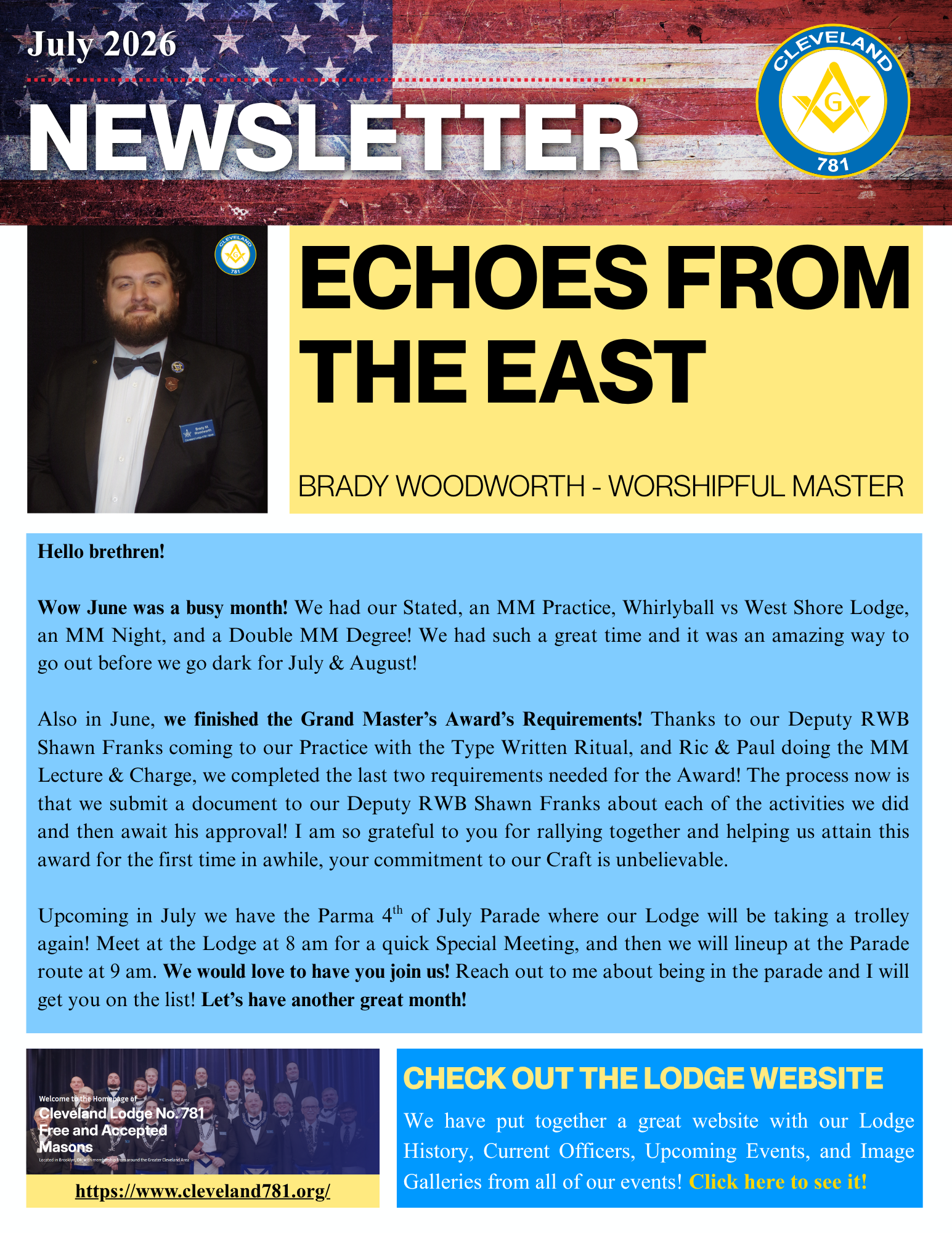 July Newsletter – 7/1/2026